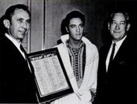 13. On the set of Harum Scarum, Elvis received the No. 1 in the Nation award for his Roustabout album.